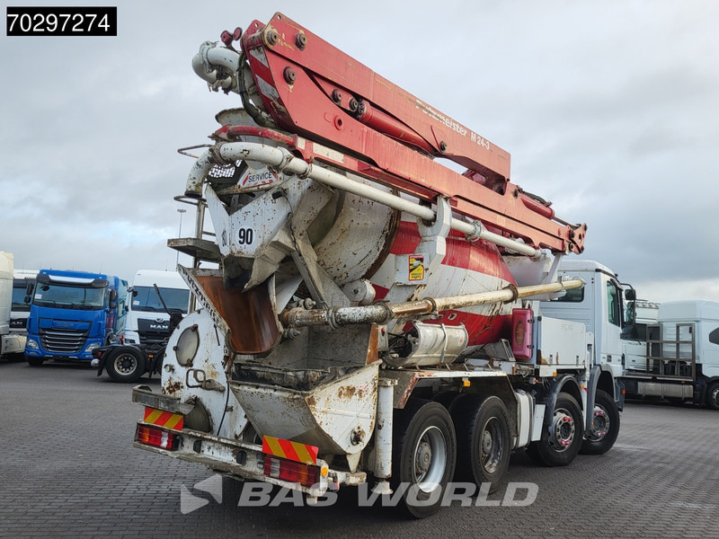 Mercedes-Benz Actros 3241 8X4 Putzmeister M24-3 Pump + 9m3 LIEBHERR Mixer Steelsuspension 3-Pedals Euro 4 - Камион со бетонска пумпа: слика 5 Mercedes-Benz Actros 3241 8X4 Putzmeister M24-3 Pump + 9m3 LIEBHERR Mixer Steelsuspension 3-Pedals Euro 4 - Камион со бетонска пумпа: слика 5