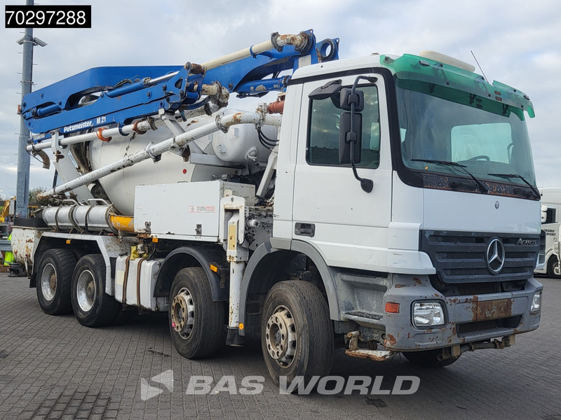 Mercedes-Benz Actros 3241 8X4 Putzmeister TMM 21 +7m3 Liebherr PUMI Steelsuspension 3-Pedals Euro 3 - Камион со бетонска пумпа: слика 3 Mercedes-Benz Actros 3241 8X4 Putzmeister TMM 21 +7m3 Liebherr PUMI Steelsuspension 3-Pedals Euro 3 - Камион со бетонска пумпа: слика 3