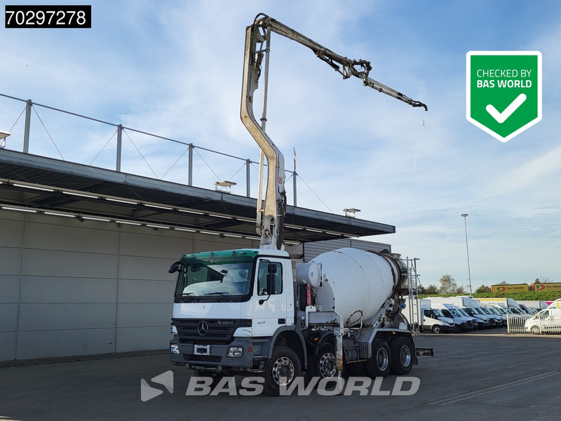 Mercedes-Benz Actros 3241 8X4 Putzmeister TMM 21-G2 PUMI 7m3 Mixer Big-Axle Steelsuspension 3-Pedals Euro 3 - Камион со бетонска пумпа: слика 1 Mercedes-Benz Actros 3241 8X4 Putzmeister TMM 21-G2 PUMI 7m3 Mixer Big-Axle Steelsuspension 3-Pedals Euro 3 - Камион со бетонска пумпа: слика 1