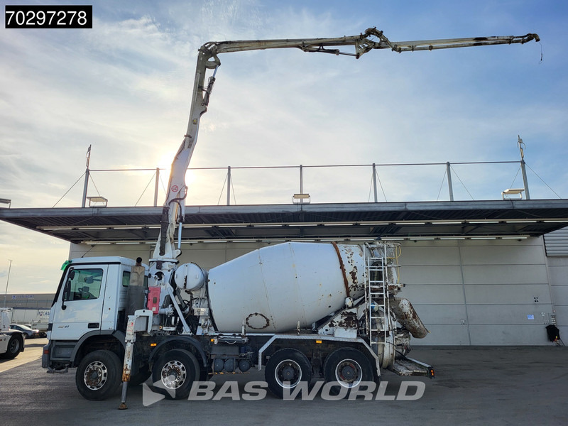Mercedes-Benz Actros 3241 8X4 Putzmeister TMM 21-G2 PUMI 7m3 Mixer Big-Axle Steelsuspension 3-Pedals Euro 3 - Камион со бетонска пумпа: слика 2 Mercedes-Benz Actros 3241 8X4 Putzmeister TMM 21-G2 PUMI 7m3 Mixer Big-Axle Steelsuspension 3-Pedals Euro 3 - Камион со бетонска пумпа: слика 2