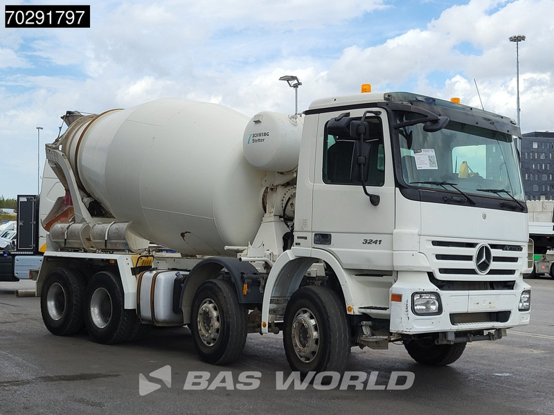 Mercedes-Benz Actros 3241 8X4 Retarder 9m3 Stetter Steelsuspension 3-Pedals Euro 4 - Камион миксер за бетон: слика 3 Mercedes-Benz Actros 3241 8X4 Retarder 9m3 Stetter Steelsuspension 3-Pedals Euro 4 - Камион миксер за бетон: слика 3