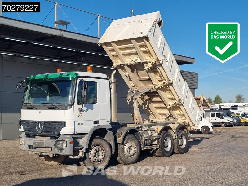 Mercedes-Benz Actros 4141 8X4 12m3 Meiller 2-way tipper steelsuspension Euro 4 - Кипер: слика 1 Mercedes-Benz Actros 4141 8X4 12m3 Meiller 2-way tipper steelsuspension Euro 4 - Кипер: слика 1