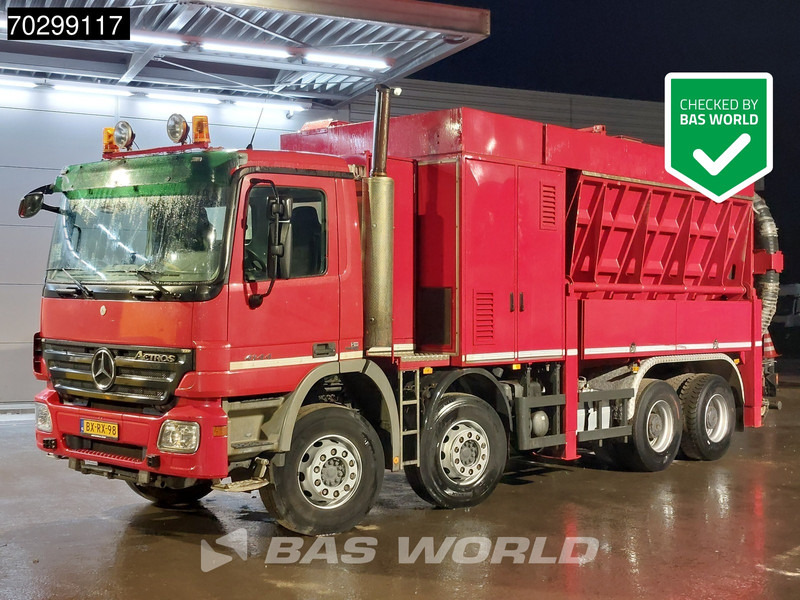 Mercedes-Benz Actros 4144 Actros 8X4 10m3 RESCHWITZER ESE 32/10-DV-K Saugbagger Big-Axle Euro 5 - Вакуумски камион: слика 1 Mercedes-Benz Actros 4144 Actros 8X4 10m3 RESCHWITZER ESE 32/10-DV-K Saugbagger Big-Axle Euro 5 - Вакуумски камион: слика 1