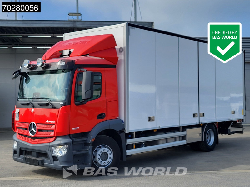 Mercedes-Benz Antos 1827 4X2 19tonner 2000kg Ladebordwand Automatic Euro 6 - Камион сандучар: слика 1 Mercedes-Benz Antos 1827 4X2 19tonner 2000kg Ladebordwand Automatic Euro 6 - Камион сандучар: слика 1
