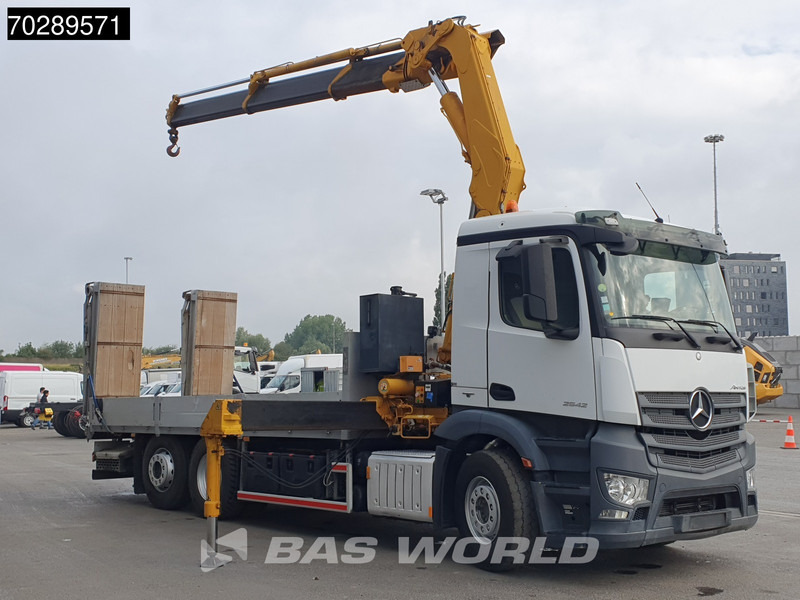 Mercedes-Benz Antos 2542 6X2 Fassi F330A023 Crane Kran Hydraulic ramps Retarder Lift+steering Euro 6 - Камион со платформа, Камион со кран: слика 3 Mercedes-Benz Antos 2542 6X2 Fassi F330A023 Crane Kran Hydraulic ramps Retarder Lift+steering Euro 6 - Камион со платформа, Камион со кран: слика 3