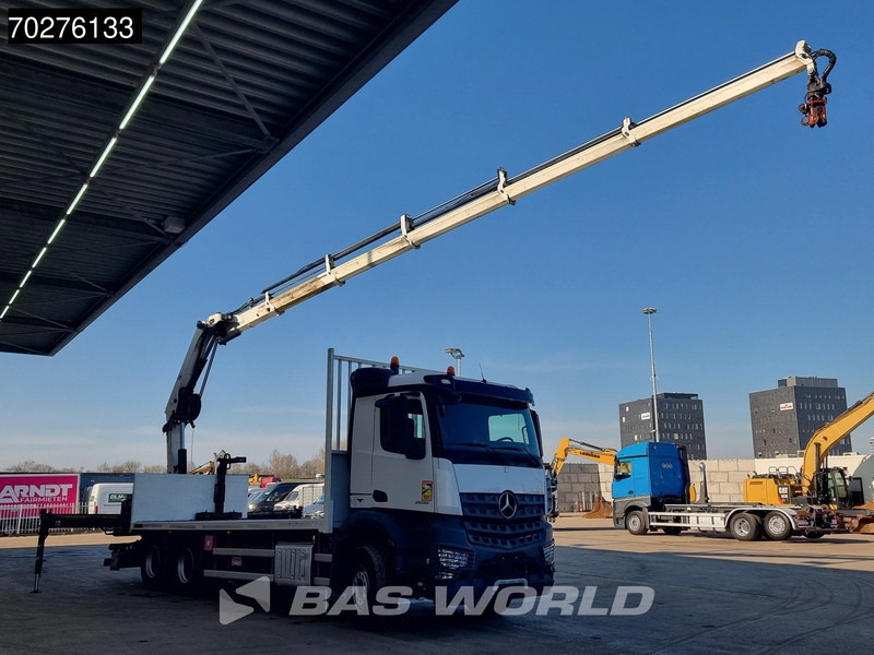 Mercedes-Benz Arocs 2636 6X4 HIAB X-HIDUO 188 ES-S Crane Kran Big axle Euro 6 - Камион со платформа, Камион со кран: слика 3 Mercedes-Benz Arocs 2636 6X4 HIAB X-HIDUO 188 ES-S Crane Kran Big axle Euro 6 - Камион со платформа, Камион со кран: слика 3