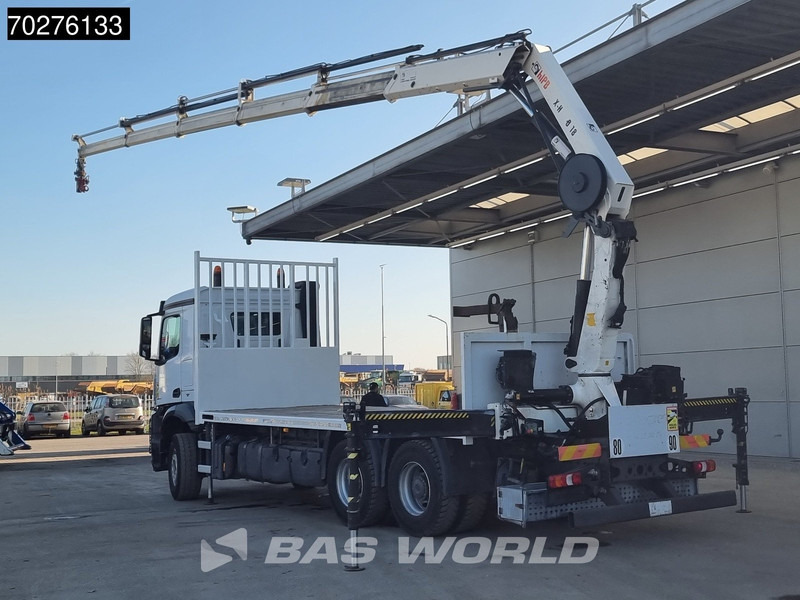 Mercedes-Benz Arocs 2636 6X4 HIAB X-HIDUO 188 ES-S Crane Kran Big axle Euro 6 - Камион со платформа, Камион со кран: слика 2 Mercedes-Benz Arocs 2636 6X4 HIAB X-HIDUO 188 ES-S Crane Kran Big axle Euro 6 - Камион со платформа, Камион со кран: слика 2