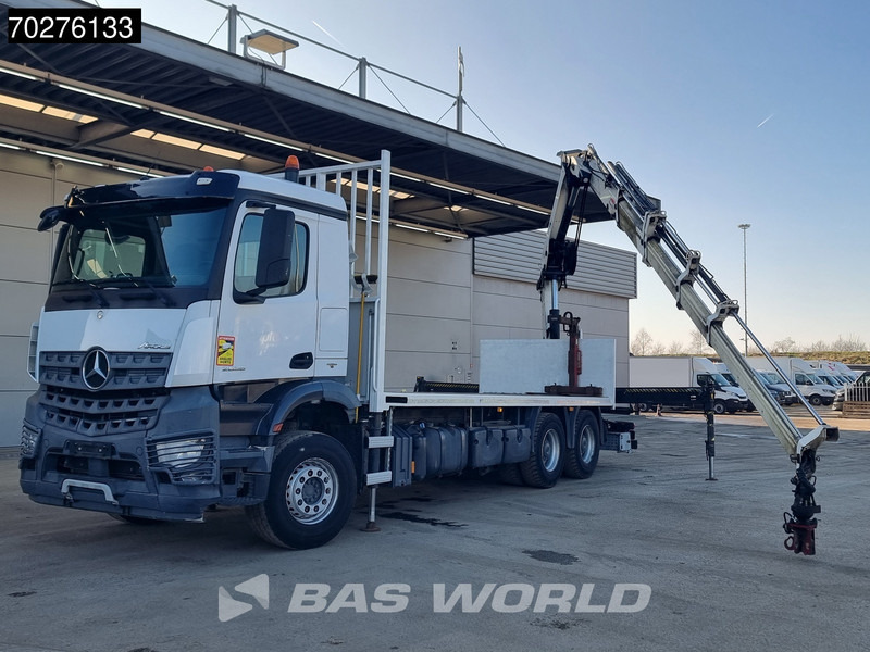 Mercedes-Benz Arocs 2636 6X4 HIAB X-HIDUO 188 ES-S Crane Kran Big axle Euro 6 - Камион со платформа, Камион со кран: слика 5 Mercedes-Benz Arocs 2636 6X4 HIAB X-HIDUO 188 ES-S Crane Kran Big axle Euro 6 - Камион со платформа, Камион со кран: слика 5