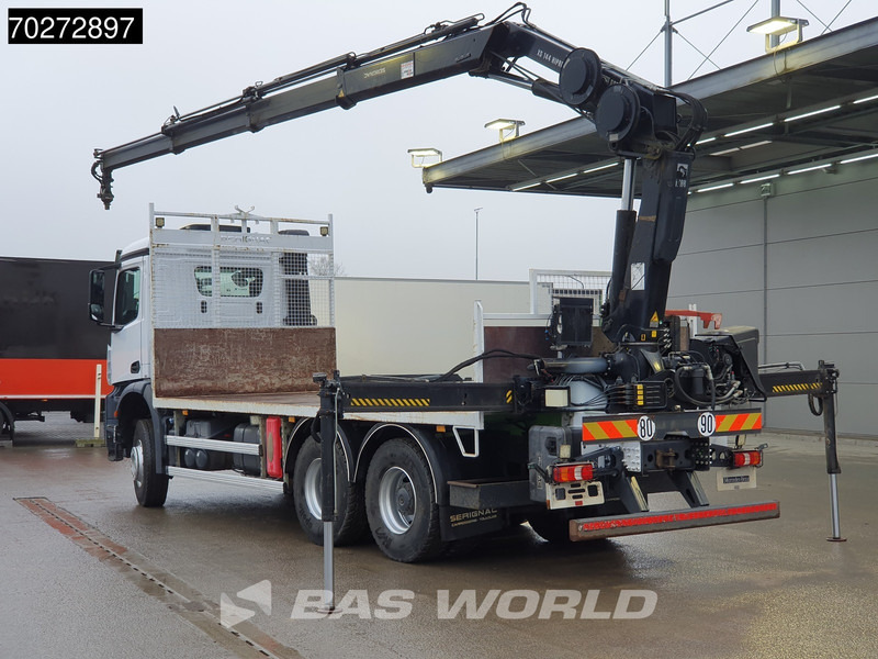 Mercedes-Benz Arocs 2636 6X4 Hiab 144 E-3 Hipro Kran Crane Remote Full Steel Euro 6 - Камион со платформа, Камион со кран: слика 3 Mercedes-Benz Arocs 2636 6X4 Hiab 144 E-3 Hipro Kran Crane Remote Full Steel Euro 6 - Камион со платформа, Камион со кран: слика 3