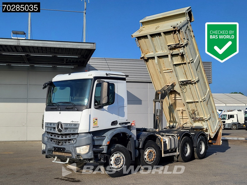 Mercedes-Benz Arocs 3240 8X4 12m3 2-side Tipper Steel Suspension Automatic Big-Axle Euro 6 - Кипер: слика 1 Mercedes-Benz Arocs 3240 8X4 12m3 2-side Tipper Steel Suspension Automatic Big-Axle Euro 6 - Кипер: слика 1
