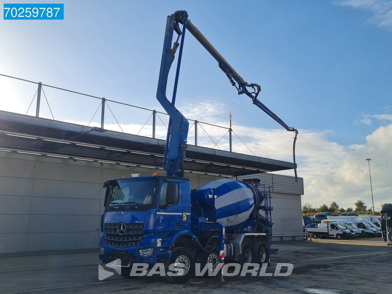 Mercedes-Benz Arocs 3251 8X4 PUMI Putzmeister TMM 24 + Liebherr 7m3 Mixer Retarder Euro 6 - Камион со бетонска пумпа: слика 2 Mercedes-Benz Arocs 3251 8X4 PUMI Putzmeister TMM 24 + Liebherr 7m3 Mixer Retarder Euro 6 - Камион со бетонска пумпа: слика 2