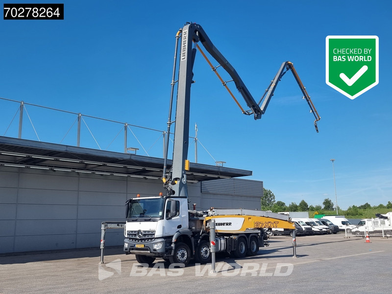 Mercedes-Benz Arocs 3540 8X4 NL-Truck Big-Axle Liebherr Pumpe 37m Euro 6 - Камион со бетонска пумпа: слика 1 Mercedes-Benz Arocs 3540 8X4 NL-Truck Big-Axle Liebherr Pumpe 37m Euro 6 - Камион со бетонска пумпа: слика 1