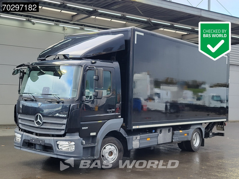Mercedes-Benz Atego 1221 4X2 12tonner Automatic 1500kg Ladebordwand Airco Euro 6 - Камион сандучар: слика 1 Mercedes-Benz Atego 1221 4X2 12tonner Automatic 1500kg Ladebordwand Airco Euro 6 - Камион сандучар: слика 1