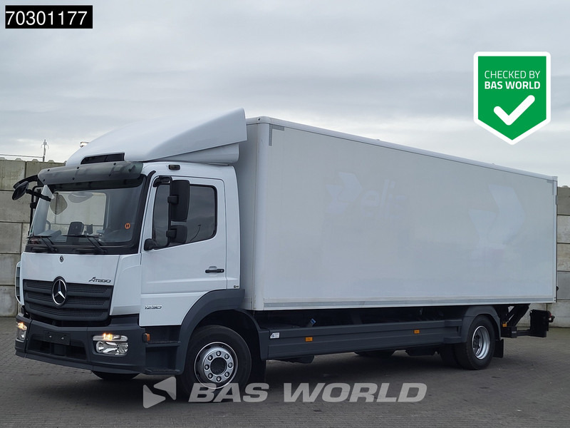 Mercedes-Benz Atego 1230 4X2 12tonner Automatic 1500kg Ladebordwand Euro 6 - Камион сандучар: слика 1 Mercedes-Benz Atego 1230 4X2 12tonner Automatic 1500kg Ladebordwand Euro 6 - Камион сандучар: слика 1