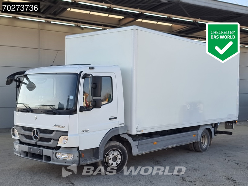 Mercedes-Benz Atego 816 4X2 8tonner Manual Ladebordwand Euro 5 - Камион сандучар: слика 1 Mercedes-Benz Atego 816 4X2 8tonner Manual Ladebordwand Euro 5 - Камион сандучар: слика 1