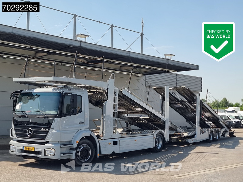 Mercedes-Benz Axor 1833 4X2 NL-Truck Rolfo car transporter Retarder 3-Pedals Euro 5 - Автотранспортен камион: слика 1 Mercedes-Benz Axor 1833 4X2 NL-Truck Rolfo car transporter Retarder 3-Pedals Euro 5 - Автотранспортен камион: слика 1