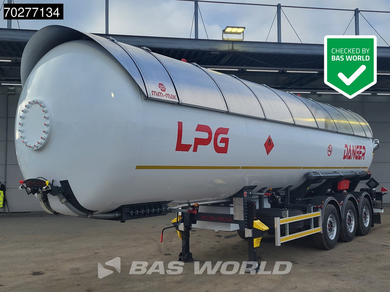 Mim-Mak LPG TRANSPORT TANK 3 axles NEW 48m3 Liftachse Gas ADR - Полуприколка цистерна: слика 1 Mim-Mak LPG TRANSPORT TANK 3 axles NEW 48m3 Liftachse Gas ADR - Полуприколка цистерна: слика 1