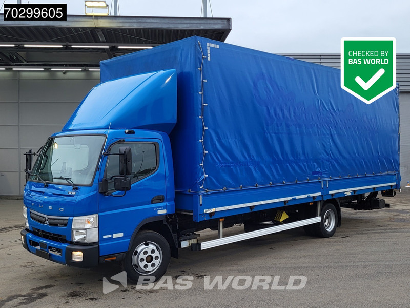 Mitsubishi Canter 7C18 4X2 Curtainsider Automatic 1000kg Ladebordwand Euro 6 - Камион со церада: слика 1 Mitsubishi Canter 7C18 4X2 Curtainsider Automatic 1000kg Ladebordwand Euro 6 - Камион со церада: слика 1