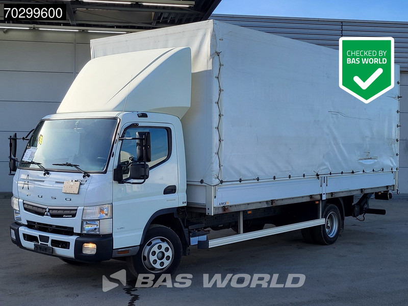 Mitsubishi Fuso 7C 18 4X2 7.5tonner curtainsider Automatic Ladebordwand Euro 6 - Камион со церада: слика 1 Mitsubishi Fuso 7C 18 4X2 7.5tonner curtainsider Automatic Ladebordwand Euro 6 - Камион со церада: слика 1