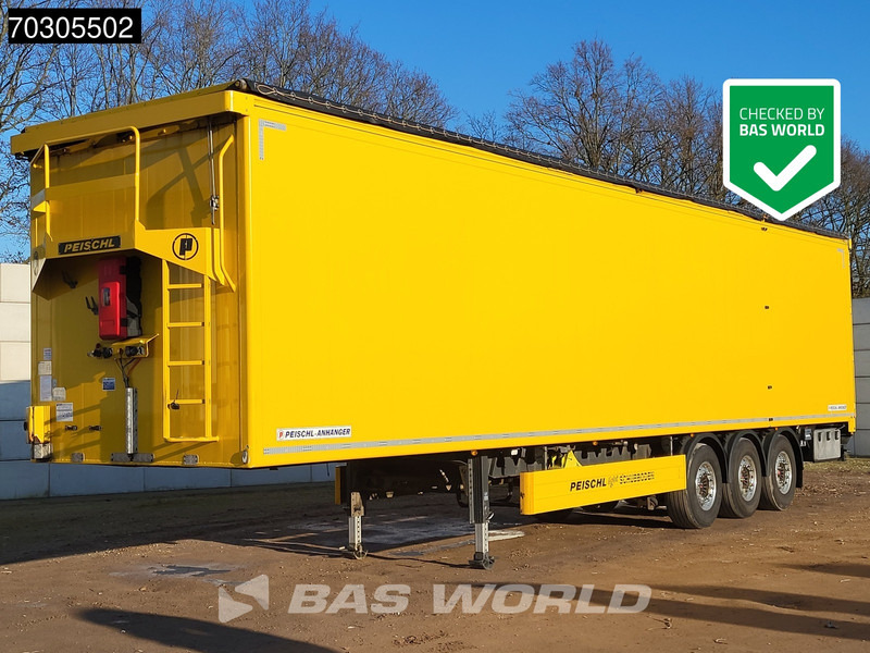 Peischl 3 S Hydraulic Roof 10mm 92m3 Lifting Axle - Полуприколка со подвижен под за истовар: слика 1 Peischl 3 S Hydraulic Roof 10mm 92m3 Lifting Axle - Полуприколка со подвижен под за истовар: слика 1