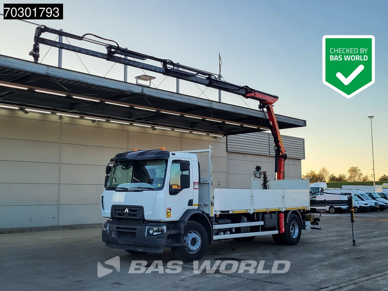 Renault C 280 4X2 Palfinger PK 12002 Kran Crane Steelsuspension Automatic Euro 6 - Камион со платформа, Камион со кран: слика 1 Renault C 280 4X2 Palfinger PK 12002 Kran Crane Steelsuspension Automatic Euro 6 - Камион со платформа, Камион со кран: слика 1
