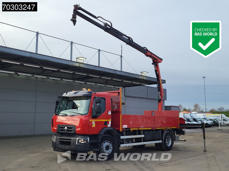 Renault C 280 4X2 Palfinger PK12.501 SLD Crane Kran Automatic Airco Euro 6 - Камион со платформа, Камион со кран: слика 1 Renault C 280 4X2 Palfinger PK12.501 SLD Crane Kran Automatic Airco Euro 6 - Камион со платформа, Камион со кран: слика 1