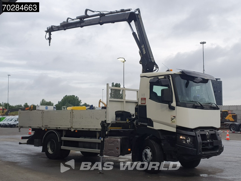 Renault C 380 4X2 HIAB 122 B-3 HIDUO Kran Crane Steelsuspension Big-Axle Euro 6 - Камион со платформа, Камион со кран: слика 3 Renault C 380 4X2 HIAB 122 B-3 HIDUO Kran Crane Steelsuspension Big-Axle Euro 6 - Камион со платформа, Камион со кран: слика 3