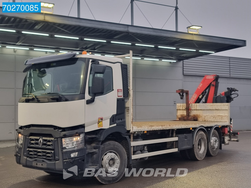 Renault C 380 6X2 Fassi F155A.0.23 E-ACTIVE Remote Control Euro 6 - Камион со платформа, Камион со кран: слика 2 Renault C 380 6X2 Fassi F155A.0.23 E-ACTIVE Remote Control Euro 6 - Камион со платформа, Камион со кран: слика 2