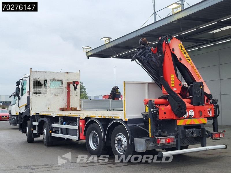 Камион со платформа, Камион со кран Renault C 380 8X2 Palfinger PK24001K Remote Lenkachse Euro 6: слика 9