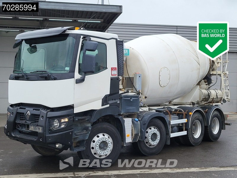 Renault C 430 8X4 9m3 IMER Mixer Big-Axle Steelsuspension Automatic Euro 6 - Камион миксер за бетон: слика 1 Renault C 430 8X4 9m3 IMER Mixer Big-Axle Steelsuspension Automatic Euro 6 - Камион миксер за бетон: слика 1