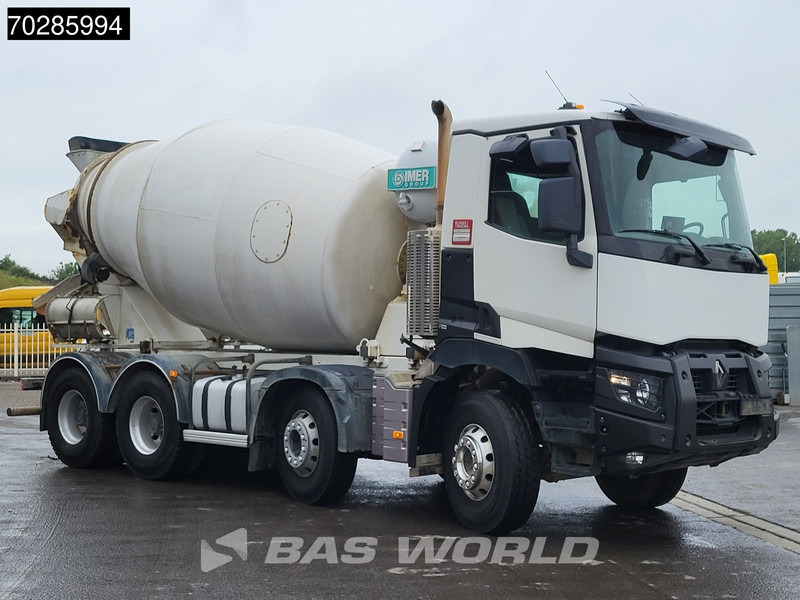 Renault C 430 8X4 9m3 IMER Mixer Big-Axle Steelsuspension Automatic Euro 6 - Камион миксер за бетон: слика 3 Renault C 430 8X4 9m3 IMER Mixer Big-Axle Steelsuspension Automatic Euro 6 - Камион миксер за бетон: слика 3