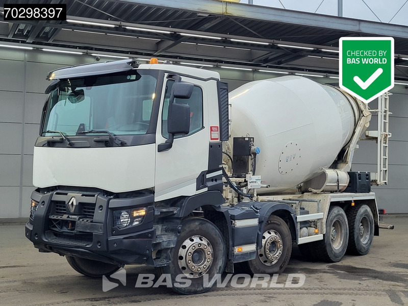 Renault C 430 8X4 9m3 Stetter Mixer Big-Axle Steelsuspension Automatic Euro 6 - Камион миксер за бетон: слика 1 Renault C 430 8X4 9m3 Stetter Mixer Big-Axle Steelsuspension Automatic Euro 6 - Камион миксер за бетон: слика 1
