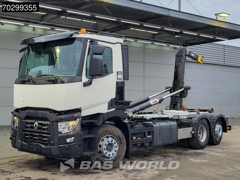 Renault C 460 6X2 20 tons Hyva 20-57-S containersystem Lift+steering Axle Automatic LED - Камион со кука за подигање: слика 3 Renault C 460 6X2 20 tons Hyva 20-57-S containersystem Lift+steering Axle Automatic LED - Камион со кука за подигање: слика 3