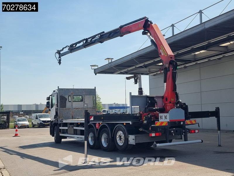 Renault C 480 8X4 Palfinger 24.001 SLD5 Kran Crane Lift-Lenkachse Euro 6 - Камион со платформа, Камион со кран: слика 2 Renault C 480 8X4 Palfinger 24.001 SLD5 Kran Crane Lift-Lenkachse Euro 6 - Камион со платформа, Камион со кран: слика 2