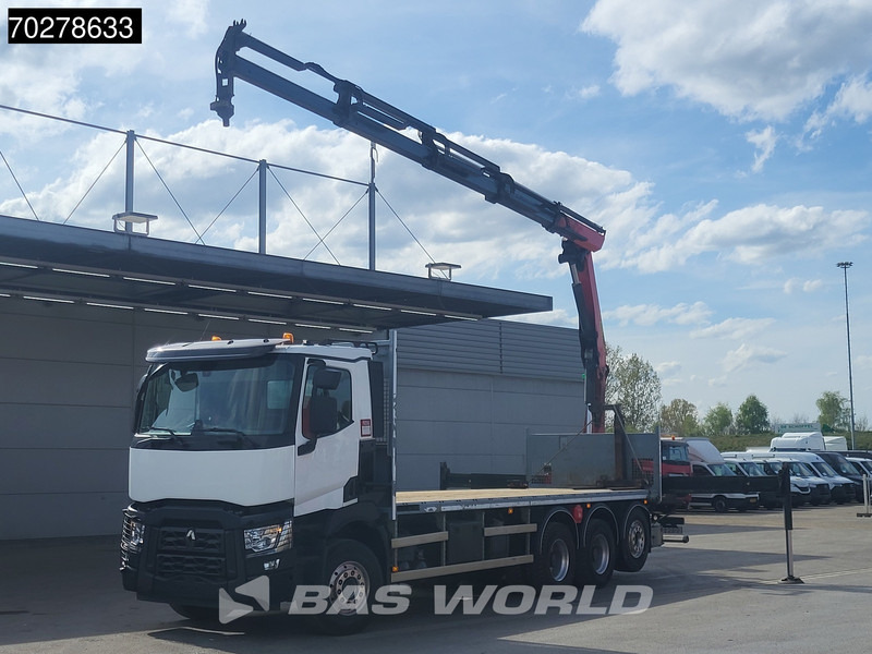 Renault C 480 8X4 Palfinger PK24.001 SLD5 Crane Kran Automatic Liftachse Euro 6 - Камион со платформа, Камион со кран: слика 3 Renault C 480 8X4 Palfinger PK24.001 SLD5 Crane Kran Automatic Liftachse Euro 6 - Камион со платформа, Камион со кран: слика 3