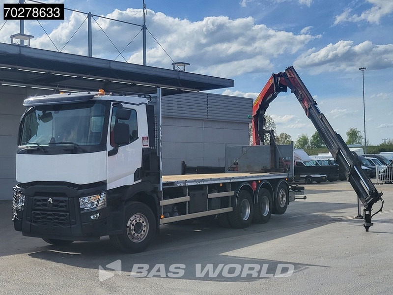 Renault C 480 8X4 Palfinger PK24.001 SLD5 Crane Kran Automatic Liftachse Euro 6 - Камион со платформа, Камион со кран: слика 2 Renault C 480 8X4 Palfinger PK24.001 SLD5 Crane Kran Automatic Liftachse Euro 6 - Камион со платформа, Камион со кран: слика 2