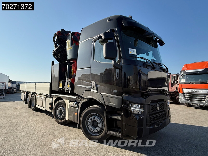 Renault C 520 8X2 Palfinger PK65002 SH Crane Jib Winch Lift+steering Axle Euro 6 - Камион со платформа, Камион со кран: слика 2 Renault C 520 8X2 Palfinger PK65002 SH Crane Jib Winch Lift+steering Axle Euro 6 - Камион со платформа, Камион со кран: слика 2