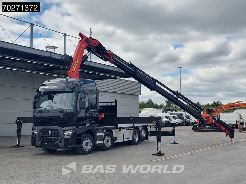 Renault C 520 8X2 Palfinger PK65002 SH Crane Jib Winch Lift+steering Axle Euro 6 - Камион со платформа, Камион со кран: слика 5 Renault C 520 8X2 Palfinger PK65002 SH Crane Jib Winch Lift+steering Axle Euro 6 - Камион со платформа, Камион со кран: слика 5