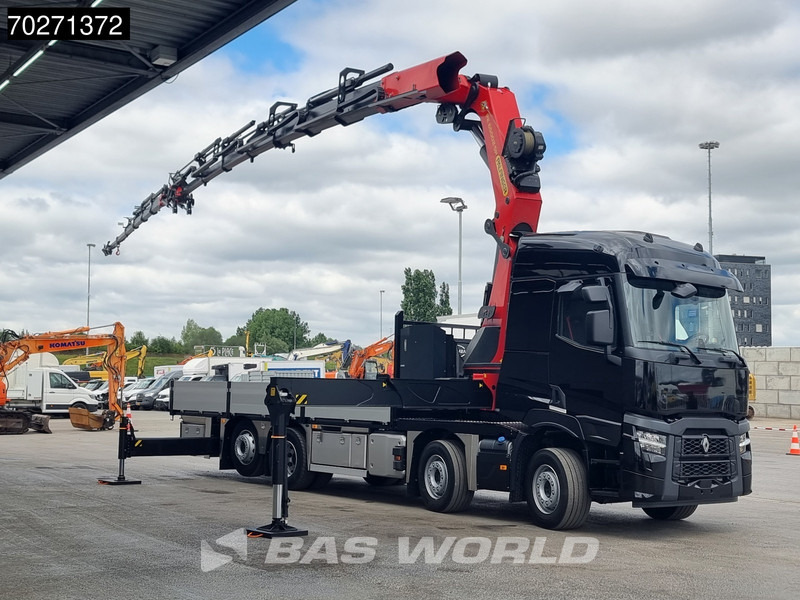 Renault C 520 8X2 Palfinger PK65002 SH Crane Jib Winch Lift+steering Axle Euro 6 - Камион со платформа, Камион со кран: слика 3 Renault C 520 8X2 Palfinger PK65002 SH Crane Jib Winch Lift+steering Axle Euro 6 - Камион со платформа, Камион со кран: слика 3