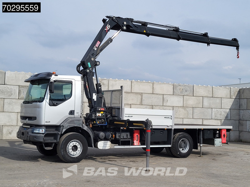 Renault Kerax 320 4X2 HIAB 288EP-3 HIPRO Crane Kran Steel suspension Manual Euro 3 - Камион со платформа, Камион со кран: слика 3 Renault Kerax 320 4X2 HIAB 288EP-3 HIPRO Crane Kran Steel suspension Manual Euro 3 - Камион со платформа, Камион со кран: слика 3