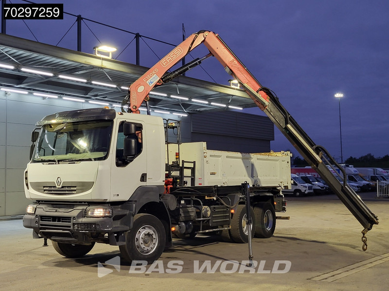 Renault Kerax 370 Kerax 6X4 Fassi F150AXS.22 Crane 10m3 2-side tipper Big-Axle Steelsuspension Manual - Кипер, Камион со кран: слика 5 Renault Kerax 370 Kerax 6X4 Fassi F150AXS.22 Crane 10m3 2-side tipper Big-Axle Steelsuspension Manual - Кипер, Камион со кран: слика 5