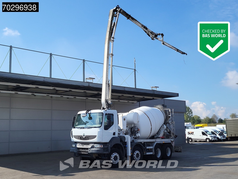 Renault Kerax 410 8X4 Mecbo PUMI 24 Mtr 7m3 mixer Automatic Euro 4 - Камион со бетонска пумпа: слика 1 Renault Kerax 410 8X4 Mecbo PUMI 24 Mtr 7m3 mixer Automatic Euro 4 - Камион со бетонска пумпа: слика 1