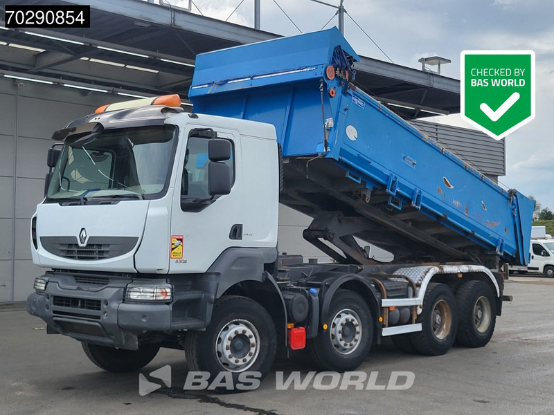 Renault Kerax 430 8X4 15m3 Forez Bennes Tipper 3-sides Steelsuspension Big-Axle Automatic Euro 5 - Кипер: слика 1 Renault Kerax 430 8X4 15m3 Forez Bennes Tipper 3-sides Steelsuspension Big-Axle Automatic Euro 5 - Кипер: слика 1
