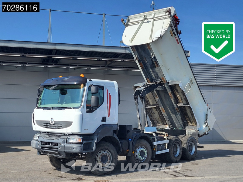 Renault Kerax 430 8X4 16m3 tipper Retarder Big-Axle steel suspension automatic Euro 5 - Кипер: слика 1 Renault Kerax 430 8X4 16m3 tipper Retarder Big-Axle steel suspension automatic Euro 5 - Кипер: слика 1