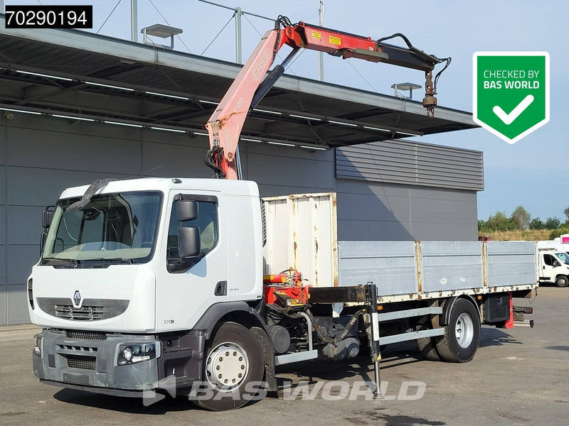 Renault Premium 370 4X2 Fassi F130A.21 Crane Manual Euro 4 - Камион со платформа, Камион со кран: слика 1 Renault Premium 370 4X2 Fassi F130A.21 Crane Manual Euro 4 - Камион со платформа, Камион со кран: слика 1