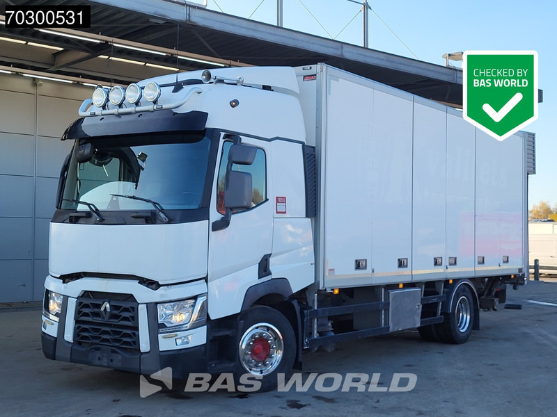 Renault T 380 4X2 21 Tons Full Air 2t Tailgate Euro 6 - Камион сандучар: слика 1 Renault T 380 4X2 21 Tons Full Air 2t Tailgate Euro 6 - Камион сандучар: слика 1