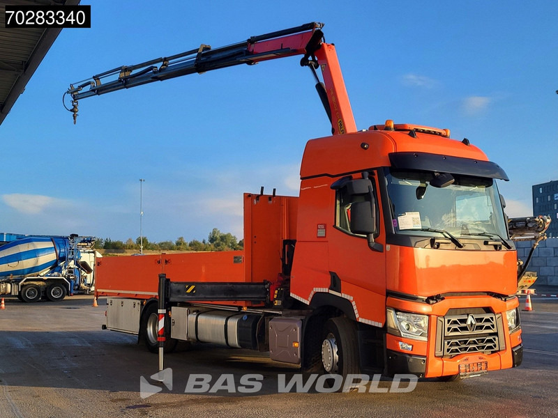 Renault T 380 4X2 Palfinger PK18002-EH Kran Crane Retarder Standklima Euro 6 - Камион со платформа, Камион со кран: слика 3 Renault T 380 4X2 Palfinger PK18002-EH Kran Crane Retarder Standklima Euro 6 - Камион со платформа, Камион со кран: слика 3