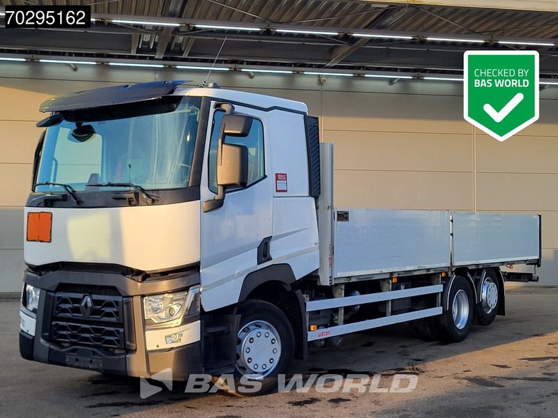 Renault T 440 6X2 750cm open box forklift preparation ADR Automatic Lift-Axle Euro 6 - Камион со платформа: слика 1 Renault T 440 6X2 750cm open box forklift preparation ADR Automatic Lift-Axle Euro 6 - Камион со платформа: слика 1