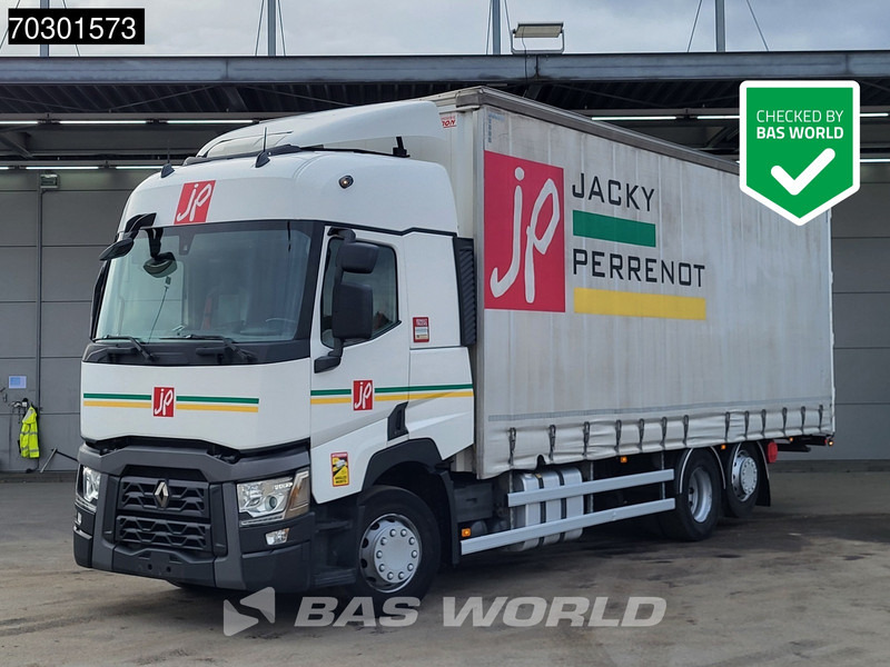 Renault T 480 6X2 Curtainsides Lift + steering axle Automatic Euro 6 - Камион со церада: слика 1 Renault T 480 6X2 Curtainsides Lift + steering axle Automatic Euro 6 - Камион со церада: слика 1