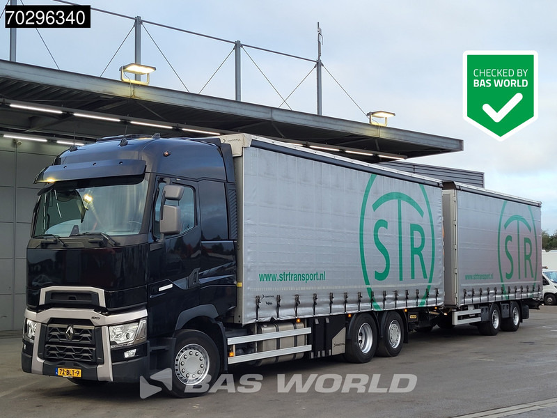 Renault T 480 6X2 NL-Truck combi Liftaxle 1500kg Ladebordwand Euro 6 - Камион со церада: слика 1 Renault T 480 6X2 NL-Truck combi Liftaxle 1500kg Ladebordwand Euro 6 - Камион со церада: слика 1